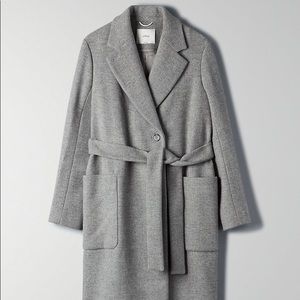 Wilfred (Aritizia) Carlyle Grey Wool Coat
